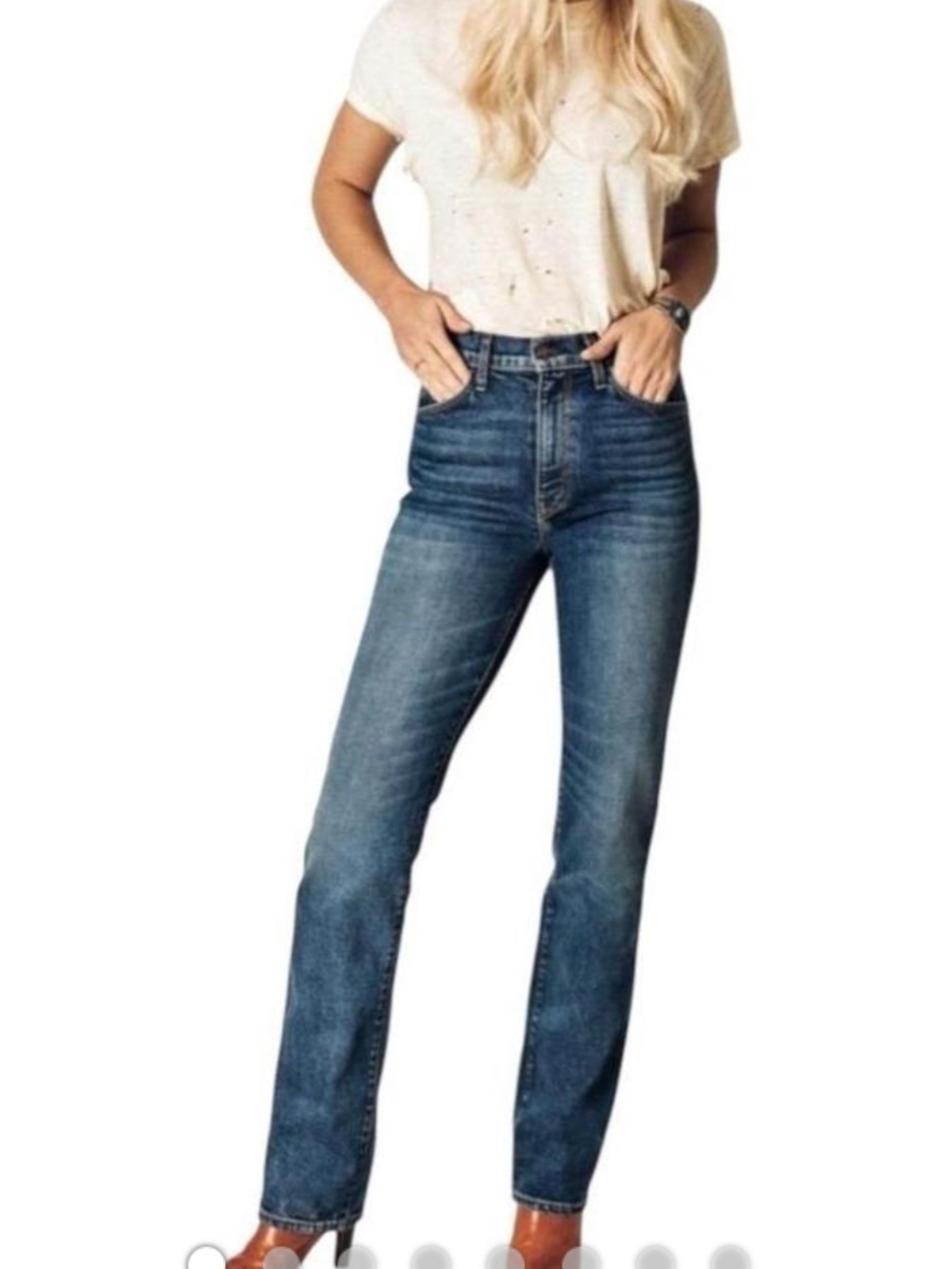 imogene + willie Sophie  High Rise Blue Jeans